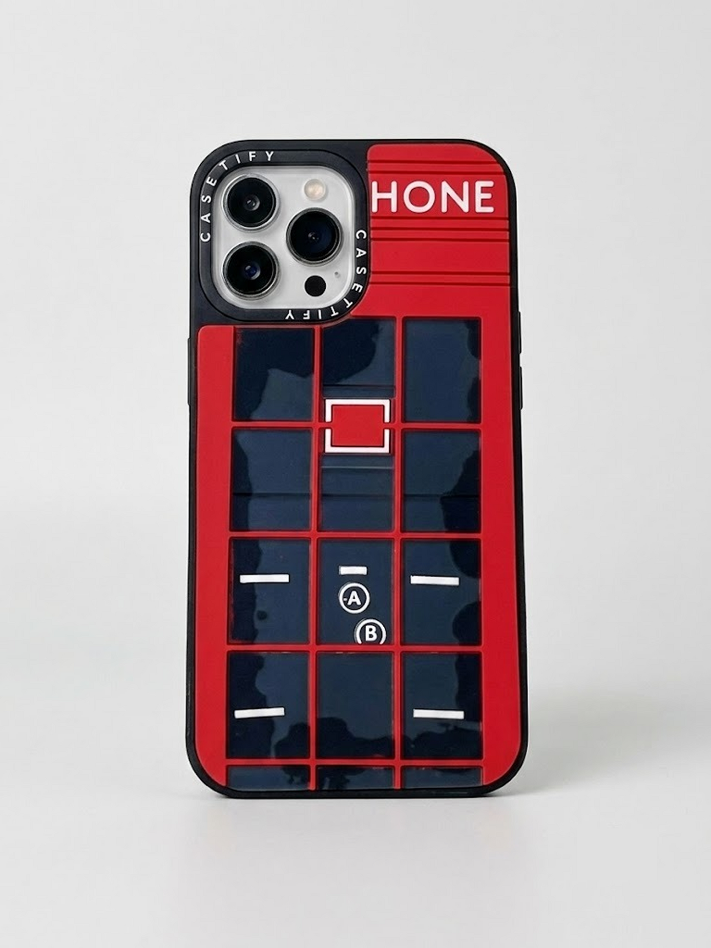Casetify London Phone Booth iPhone Case – Iconic British Red Telephone Box Design For iPhone 13 Pro / 14 Pro