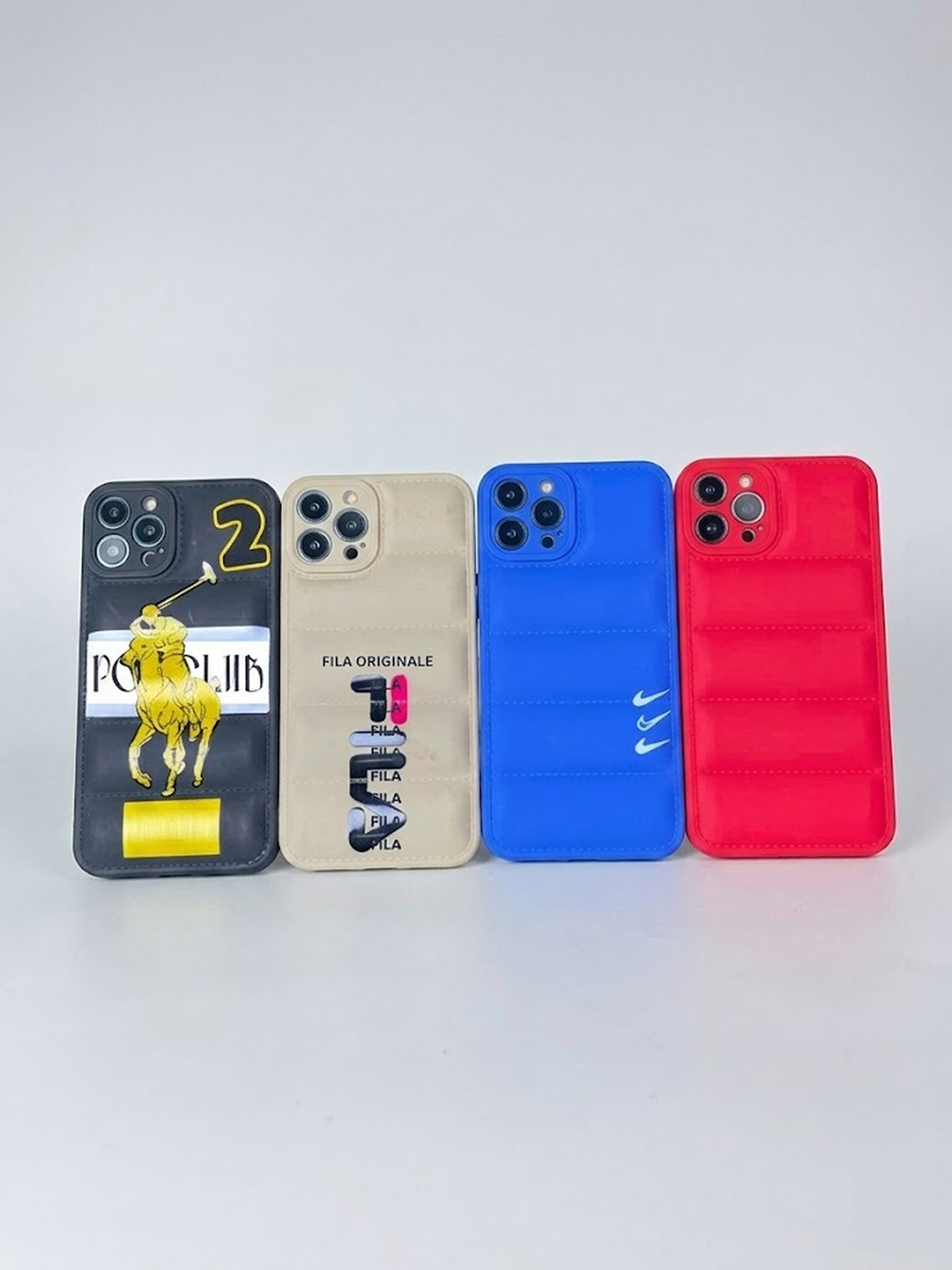 Premium Puffer Series Designer Protective Case Available for iPhone 12 to 16 Pro Max