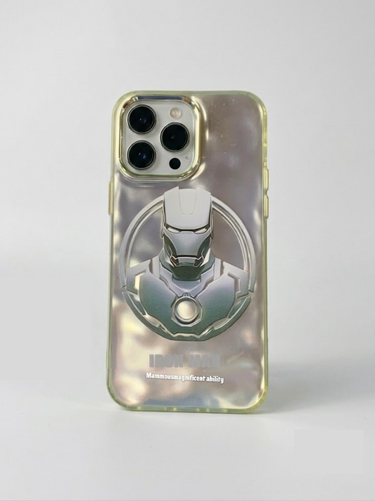 Premium Superhero-Inspired Holographic Protective Case for iPhone
