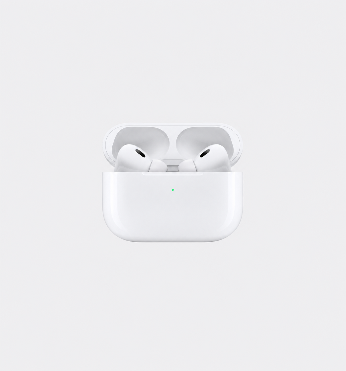 Wireless Earbuds Charging Case – Sleek White Compact Design