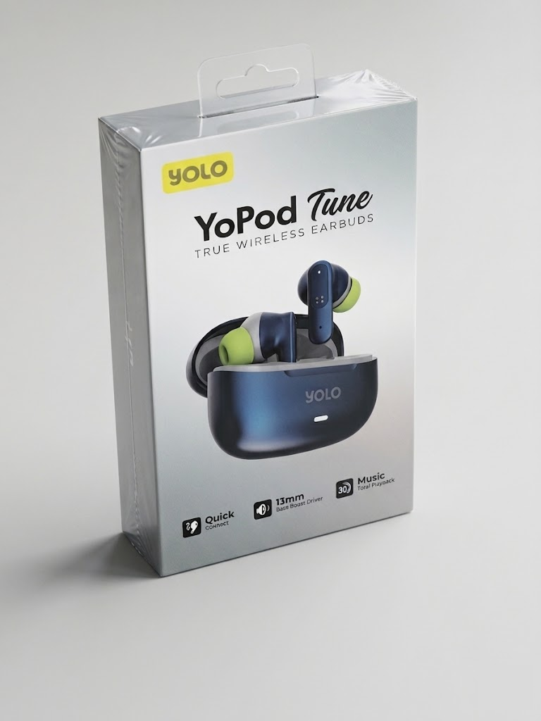 YOLO YoPod Tune True Wireless Earbuds