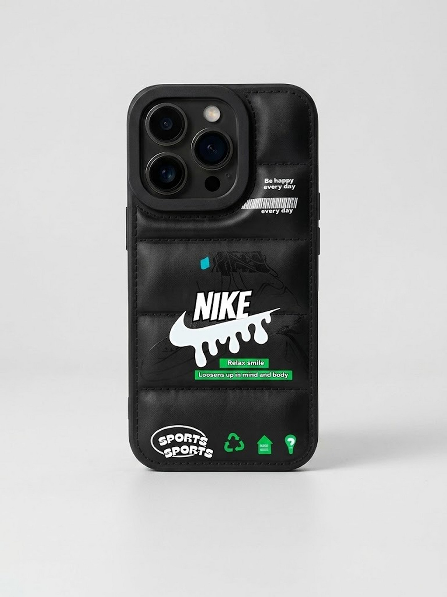 Nike Sports Drip Puffer iPhone 15 Pro Case